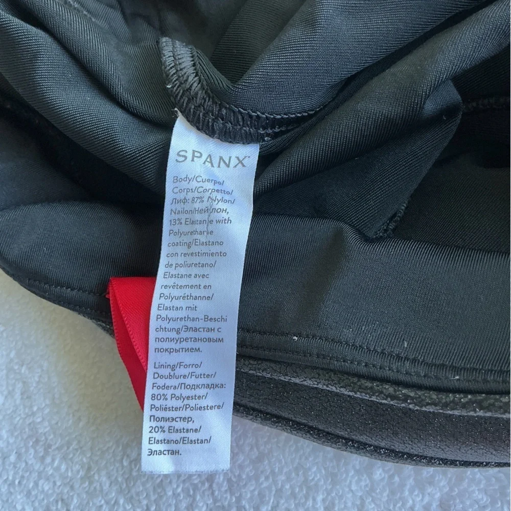 SPANX Charcoal High-Waisted Leggings